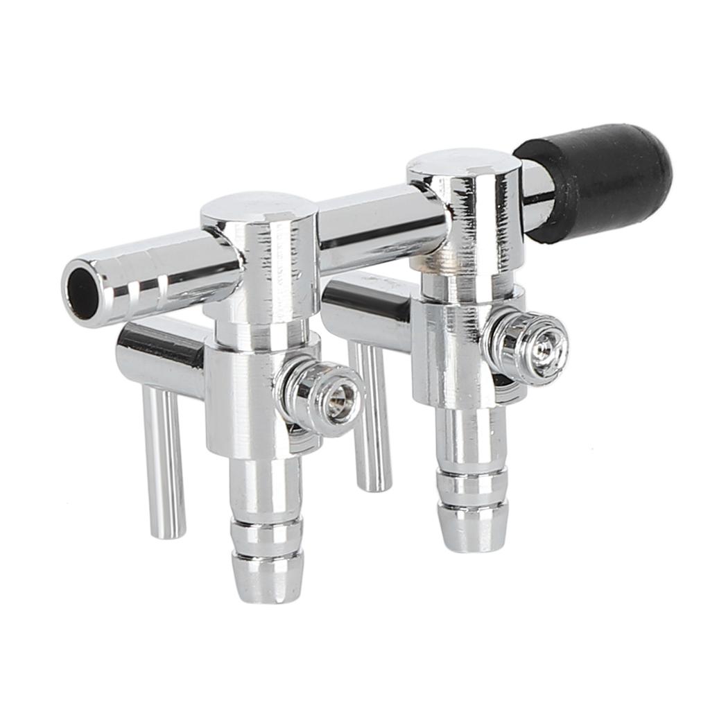 Fish Tank Stainless Steel Control Valve Aquarium Air Flow Control Fish Tank Accessories2 Head