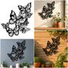 Waterproof Butterfly Wall Decoration Black Butterfly Hanging Ornament Hanging Wall Art  Living Room