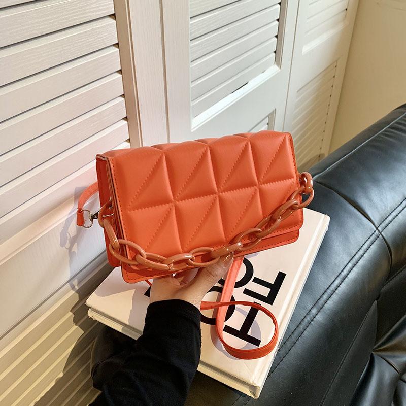 Stylish Korean Diamond Quilted Crossbody Bag For Women In Trendy Colors For Everyday Use