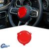 ABS Steering Wheel Center Cover Trim Decoration for Jeep Gladiator JL JT 18+ Red