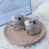 Girls Simple Women Plush Cartoon Korean Bag Accessories Headwear Hair Clip Koala Hairpin