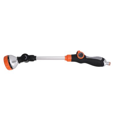Garden Hose Wand 8 Patterns Multifunctional ABS TPR Aluminum Alloy Long Hose Nozzle Sprayer for Agriculture Irrigation