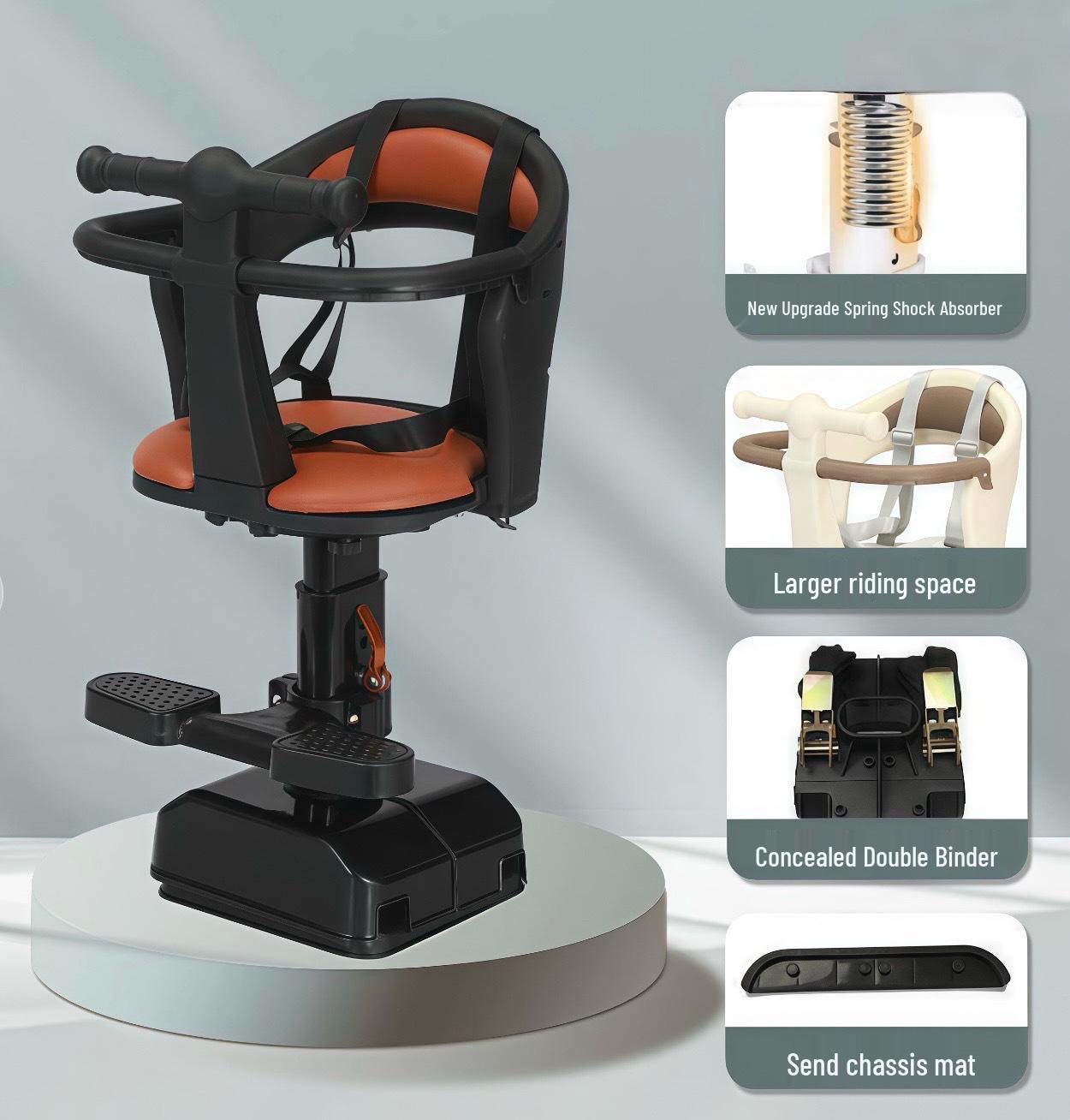 Front-Mounted Rotatable Safety Seat for Infant