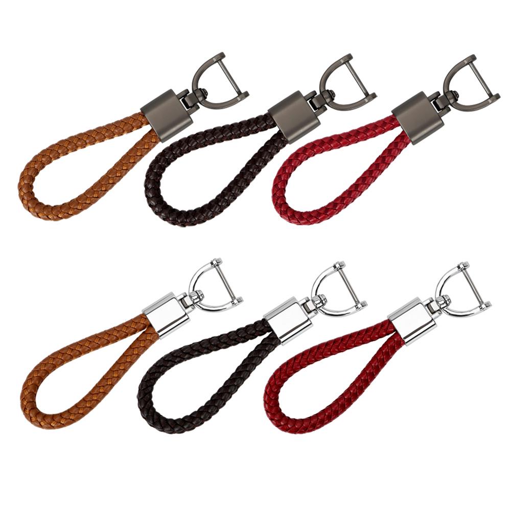 

Ручное плетение для BMW NISSAN VW Honda Kia Citroen Toyota Mercedes Форма кожаный брелок для ключей автомобиля держатель ключей