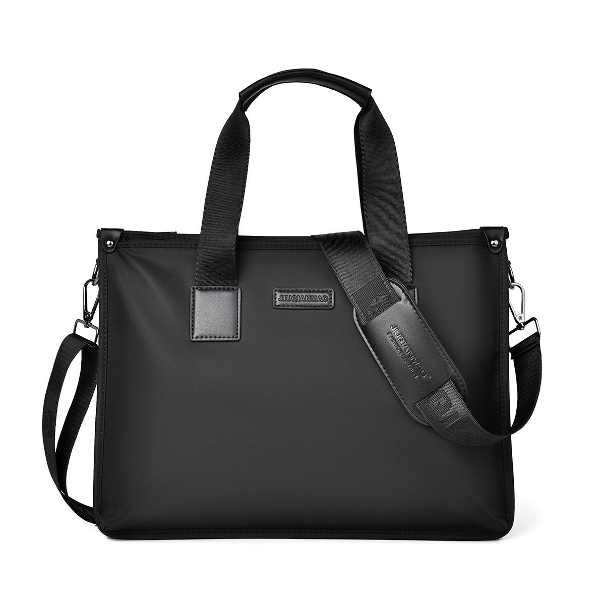 

Мужская сумка для документов 2024 года, новая простая сумка из ткани Оксфорд для компьютера, отдыха, бизнеса, путешествий, портативная мужская сумка чёрный