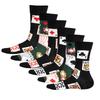 Soxy Mens Royal Flush Poker Cotton Socks (Pack of 6)
