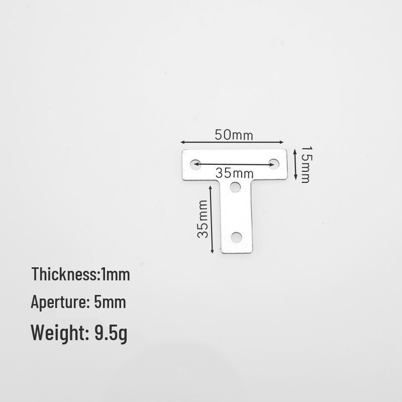 Stainless Steel Flat & L-Type Angle Bracket Reinforcement Connector
