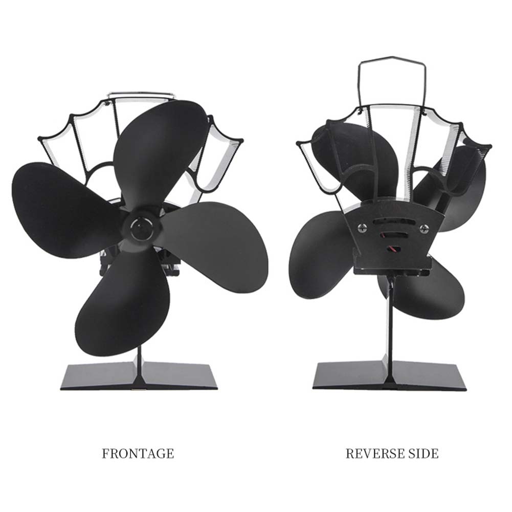 Fireplace Heat Powered Fan Converts Heat to Warm Air Circulation Suitable for Wood Fireplaces Quiet and Efficient