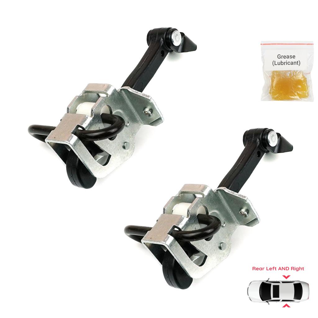 EDP1082-1 2 Pieces Rear Door Hinge Brake Stop Check Strap Limiter for BMW 3 E46 1997-2006 Saloon Estate 51228160963