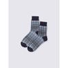 GU by Uniqlo Warm High Ankle Socks Check