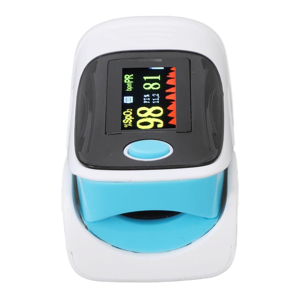 Fingerspitzen-Pulsoximeter Farbe Pulsfrequenzmessung OLED-Bildschirm Blutsauerstoffsättigungsmesser
