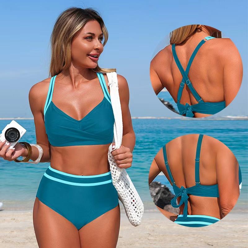 Zwemkleding nieuwe gesplitste zwemkleding bikini op voorraad bikini
