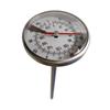 Stainless Steel Probe Thermometer Gauge Replacement for Home Brewing Pot Pan