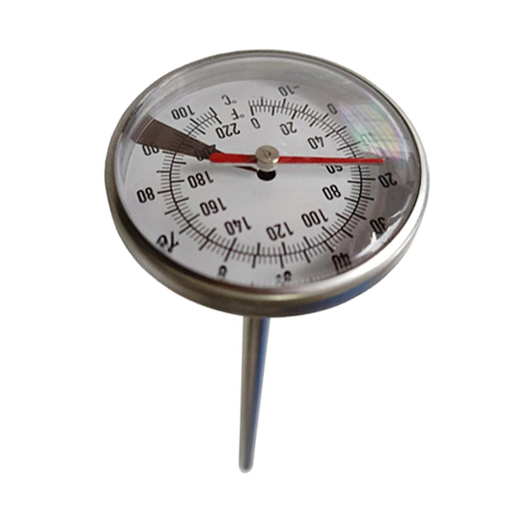 Stainless Steel Probe Thermometer Gauge Replacement for Home Brewing Pot Pan