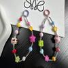 Customized Colorful Star Cheese Lanyard Phone Case Keychain Ornament