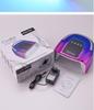 200W Portable Rechargeable Nail Gel Curing Lamp for Salon and Home Use