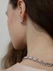 Love Me Monster Minimal Egg Earrings (L243Mer050)