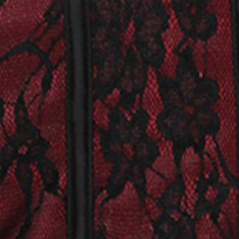 Ladies Lace Pattern Strapless Vest Elastic Rope Corset with Adjust Rope Universal Women Banquet Dress Shirt Coat Corset