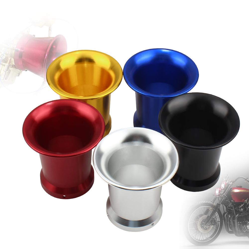Motorcycle Carburetor Air Filter Cup Horn Wind Cup 50mm Interface For Keihin PWK KOSO OKO PE Pit Dirt Bike Motocross Accessories