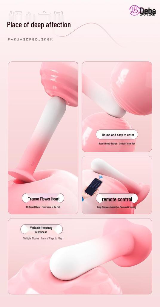 DeBa Love Secret Wearable Remote-Controlled Vibrator for Women - Mini App-Controlled Outdoor Anal Plug