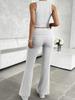 Diyun Women's 2024 Spring/Summer Casual Slim-fit Tank Top & Long Pants Set - European & American Style