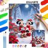 Christmas Winter Oil Painting Hand Painting Coloring Painting Handmade Diy Home Decoration Gift