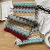 Autumn and winter plaid scarf women's winter high-end sense new versatile warm couple scarf shawl Korean explosion