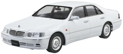 Aoshima Bunka Kyozai The Model Car Series Nissan Y33 Cima 1996 Plastic Model Molded In Color 1/24 No.137