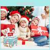 Christmas Snowman Gift Box With Cute Blue Design For Holiday Party Decor And Gift Giving