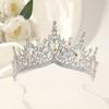 Fashion Diamond Crown Gorgeous Bridal Headwear Party Stage Performance Crown Crown
