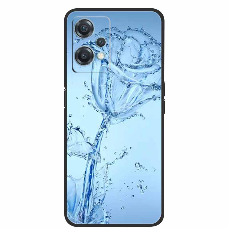 For OnePlus Nord CE 2 Lite 5G Cases Black Silicone Luxury Bumper TPU Case Cover Capa For OnePlus Nord CE 2 5G Shockproof Cases