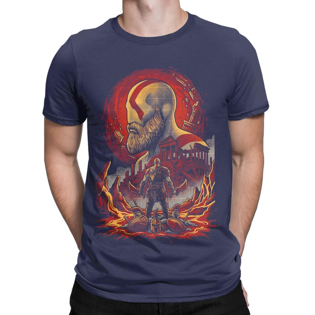 God Slayer Classic Graphic 100 Cotton Tshirt God Of War Tees Tops For Unisex