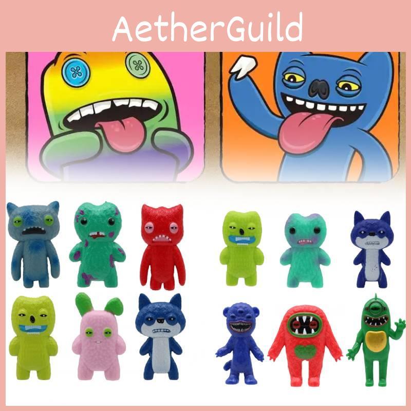 6pcs Action Fuggler Figure Model Anime Displays Toy Cartoon Doll Gifts Kids