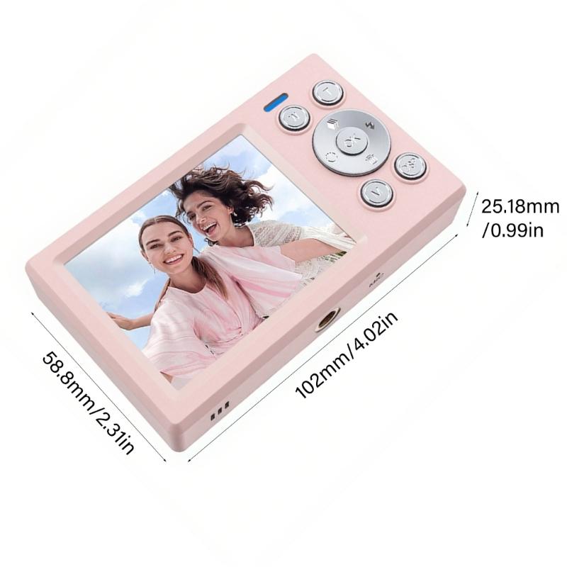 Vintaged Camera With 2.8Inch Front Screen 16x Digital Zooming 1080P Video Recording For Outdoor School Event