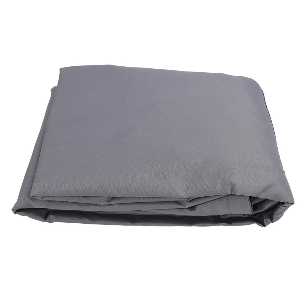 Trojúhelníková sluneční plachta UV ochrana Vodotěsná Nerezové D kroužky Markýza na terasu Polní šedá