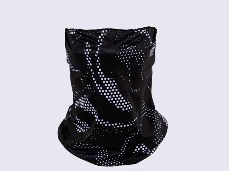 Universal Fit Outdoor Men Women Checkered Grid Face Mask Motorcycle Riding Neck Face Cover Windproof Anti-UV Cycling Tube Scarf