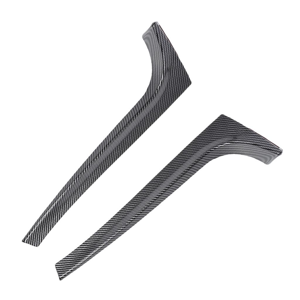 Pair of Rear Window Side Spoiler Wing Cover Trim Sporty Look Back Window Side Splitter Replacement for MK5 R32 2003-2008