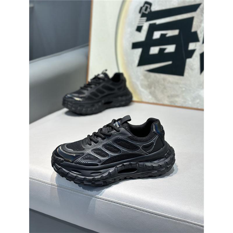 Spring New Low-top Mesh Breathable and Comfortable Casual Thick-soled Lace-up Dad Shoes Ec