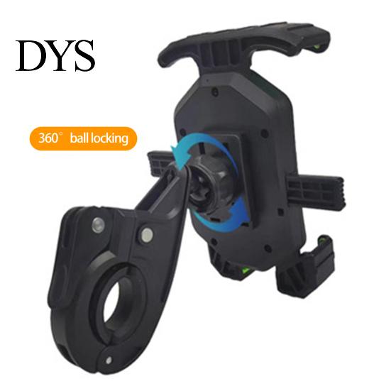 Car Phone Mount Navigation Bracket One Click Quick Lockout 360 Degrees Rotation Anti-shaking Mobile Widely Compatible Handlebar Holder Accessories