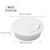 1/2/4/5pcs Desk Cord Grommet Wire Hole Cover Line Outlet Port Threading Box Cover Cable Passing Box Office Table Cable Organizer
