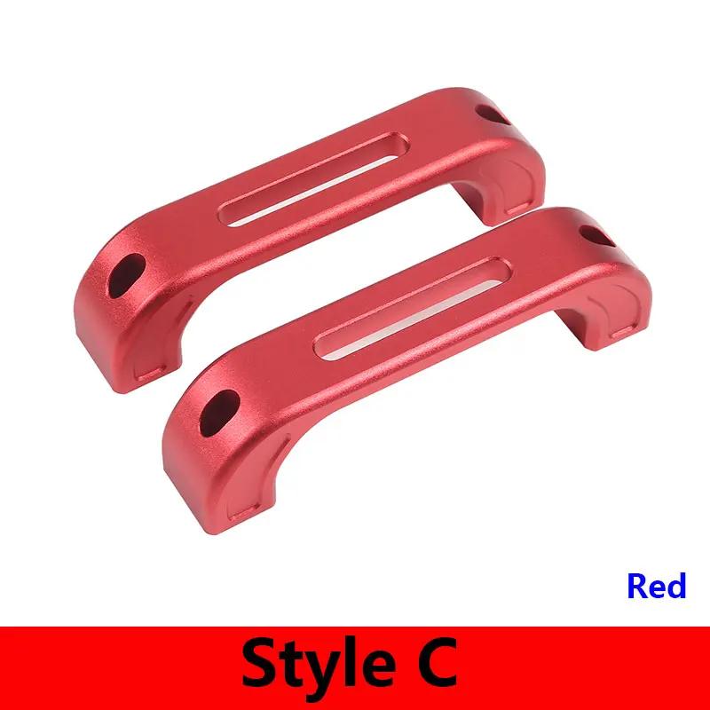For Land Rover Defender 90 110 130 2014-2018 Aluminum Alloy Black Car Door Handle Trim Interior Car Accessories