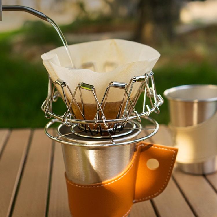 Foldable Camping Coffee Dripper Funnel Coffee Filter Holder Manual Brewing Maker