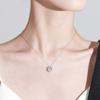 Beating Heart Necklace Women's Light Luxury Niche Design Sense Stainless Steel Sunflower Collarbone Chain