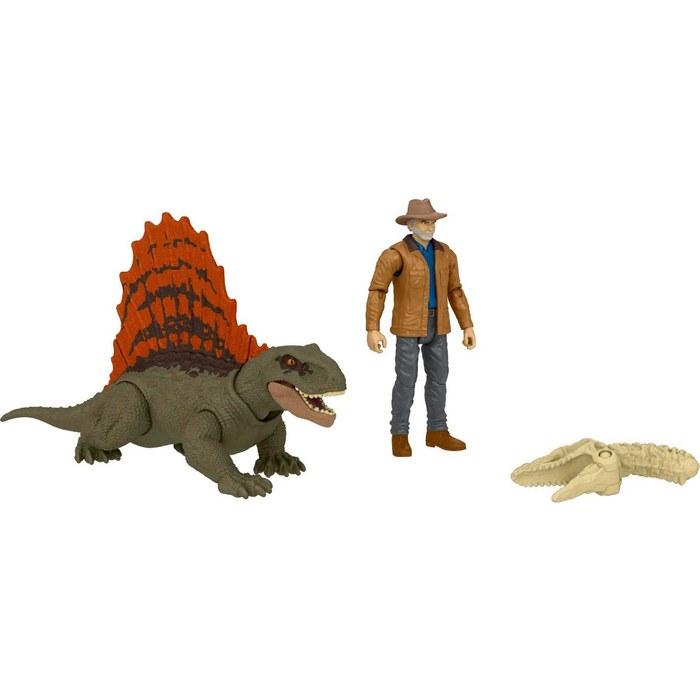 Jurassic World Dominion Dr. Alan Grant & Dimetrodon Human & Dinosaur Pack - 2 Piece Assortment
