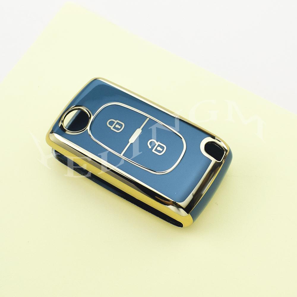 Tpu 2 3 Button Car Key Case Cover Holder Keys Accessories Shell For Peugeot 308 207 307 3008 5008 Fob For Citroen C2 C3 C4 C8