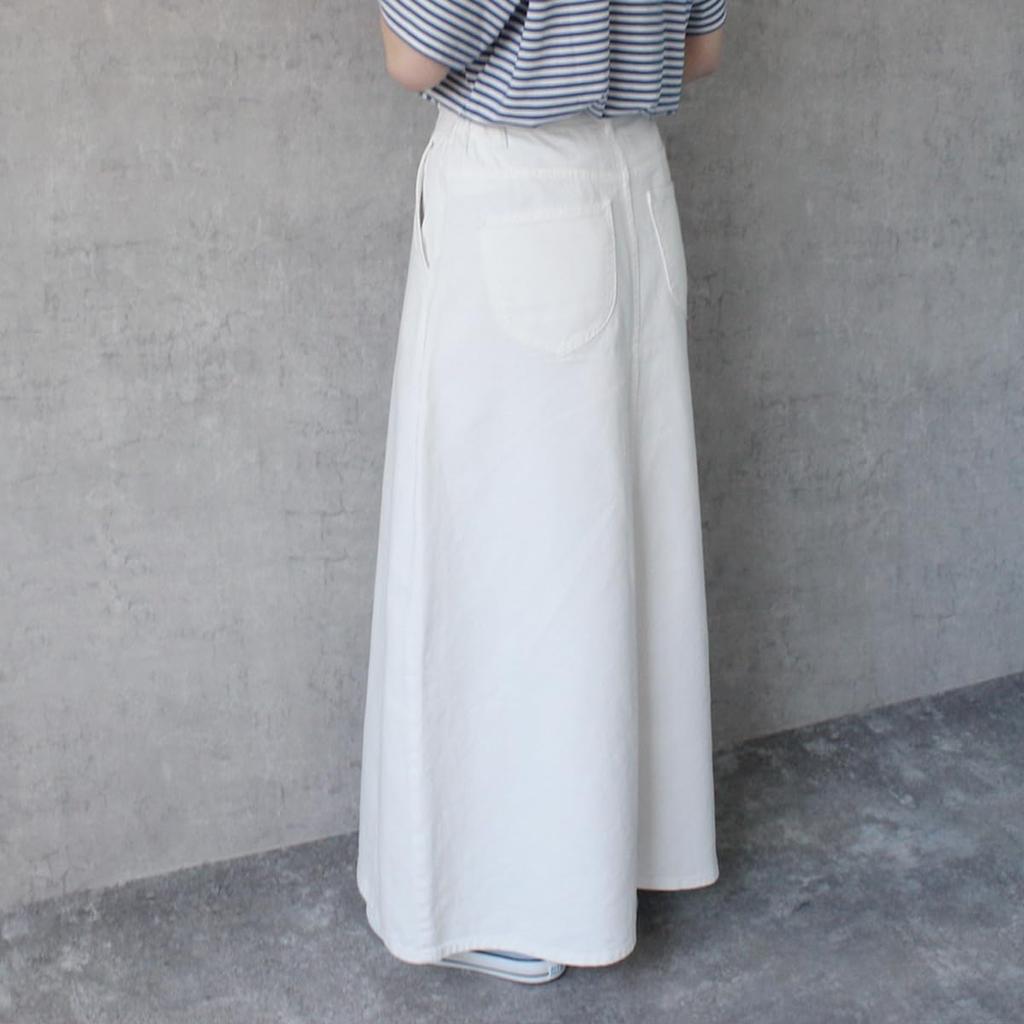 Selectively Berry Long Denim Plus Elastic Beautiful Casual Long Suitable for Size M Women's Skirt, Size, Leg-Lengthening Effect, Slimming, Waist,