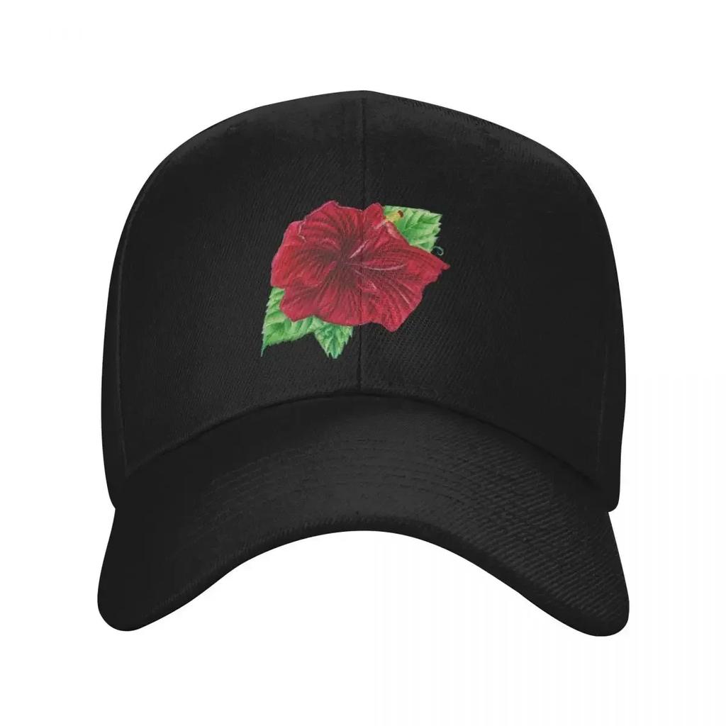 Hibiscus Baseball Cap Beach Outing Cosplay Hats for Unisex Boy Child Womens