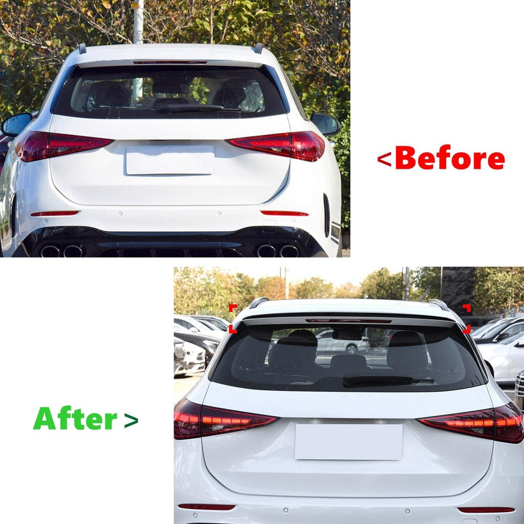 Rear Roof Trunk Spoiler Rear Wing Lip Trim Styling BodyKit For Mercedes-Benz C-Class Travel Version Estate S206 AMG 2022-2025