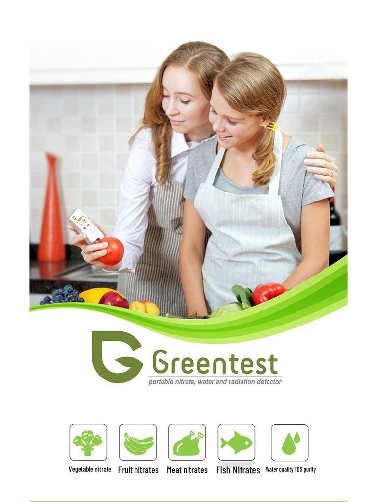 GreenTest 1 Portable Nitrate Tester for Fruits and Vegetables with Capacitive Screen