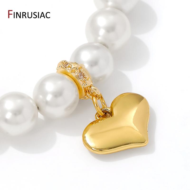 14K Gold Plated Brass Zircon Pendant Connectors Bail Clasps,Bailes For Jewelry,Bail Beads Charm For Bracelet Making Findings